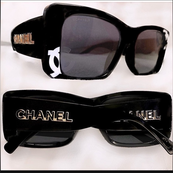 CHANEL CC Logo Square Sunglasses 71472 - Picture 9 of 14